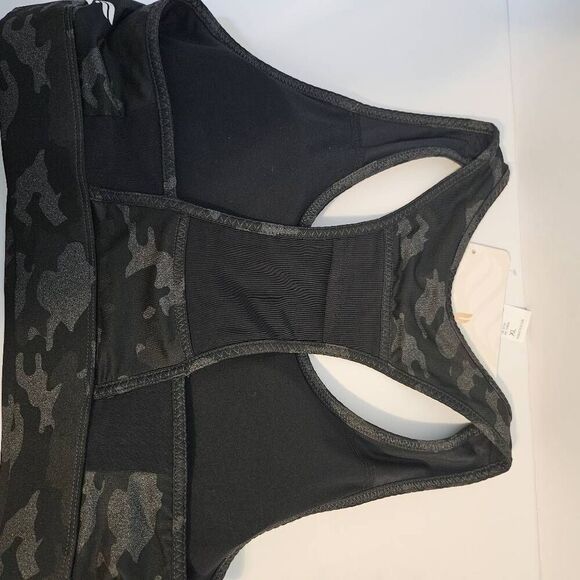 Fabletics Mila sports bra, black/gray. XL NWT. #882 - Picture 3 of 3